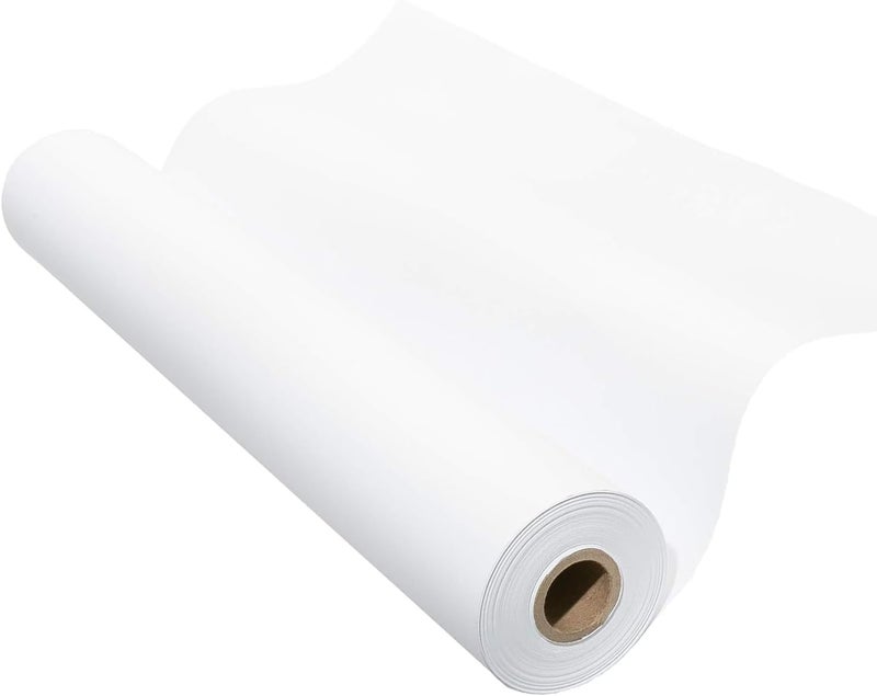 UDAREIT White Drawing Paper Roll 15"×1181" Large Art Easel Paper Roll for Crafts, White Wrapping Paper, Kraft Bulletin Board Poster Banner Paper - Image 1